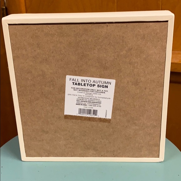 Fall table top sign NWT - Picture 3 of 3